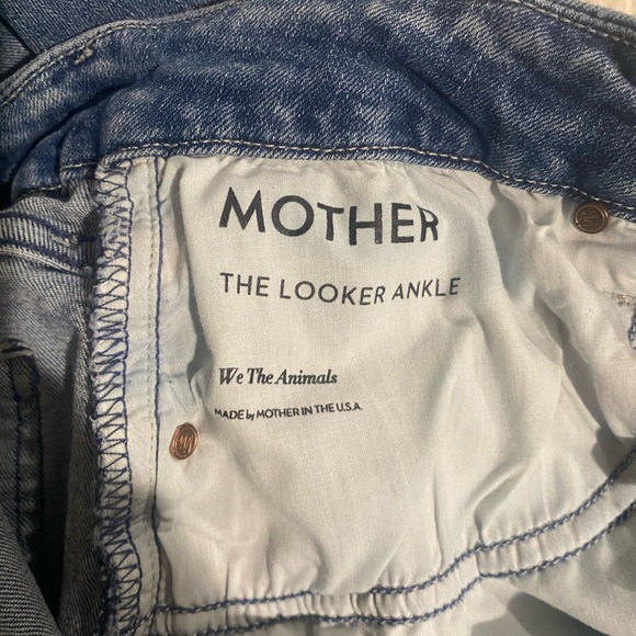 Mother Jeans, Size 30, The Looker Ankle (wash: We The Animal) - Picture 4 of 5